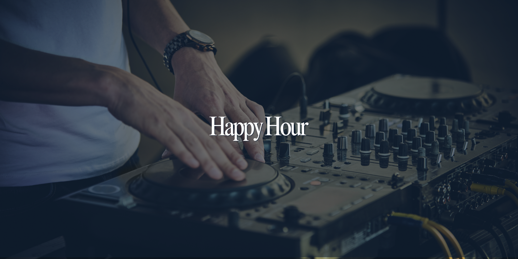 SUNDAY happy hour DJ no logo