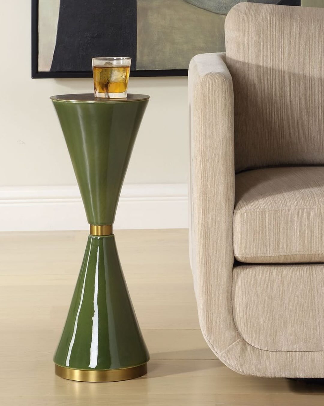 Uttermost green end table